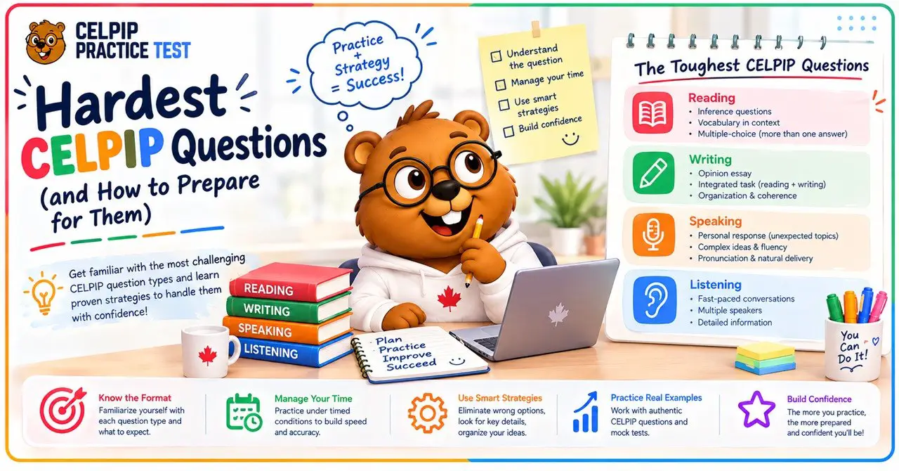 hardest celpip questions