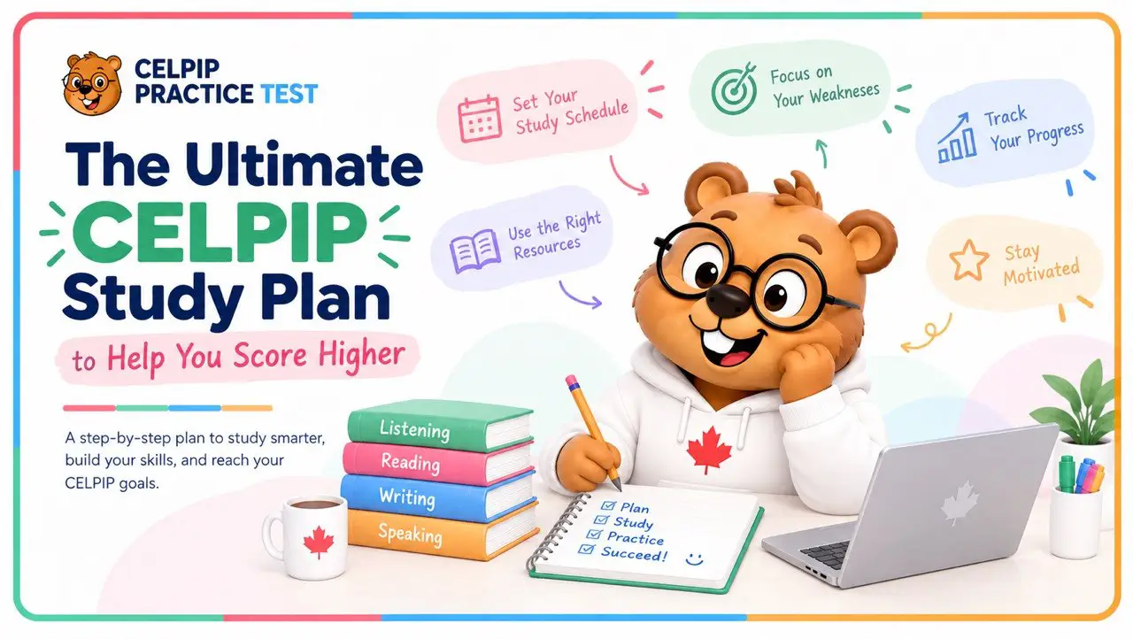 The Ultimate 30-Day CELPIP Study Plan to Reach CLB 9+