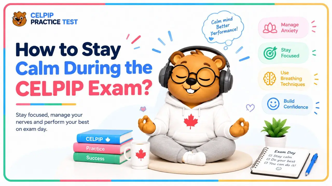 How to Stay Calm During the CELPIP Exam