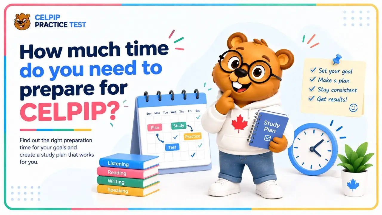 How much time do you need to prepare for CELPIP